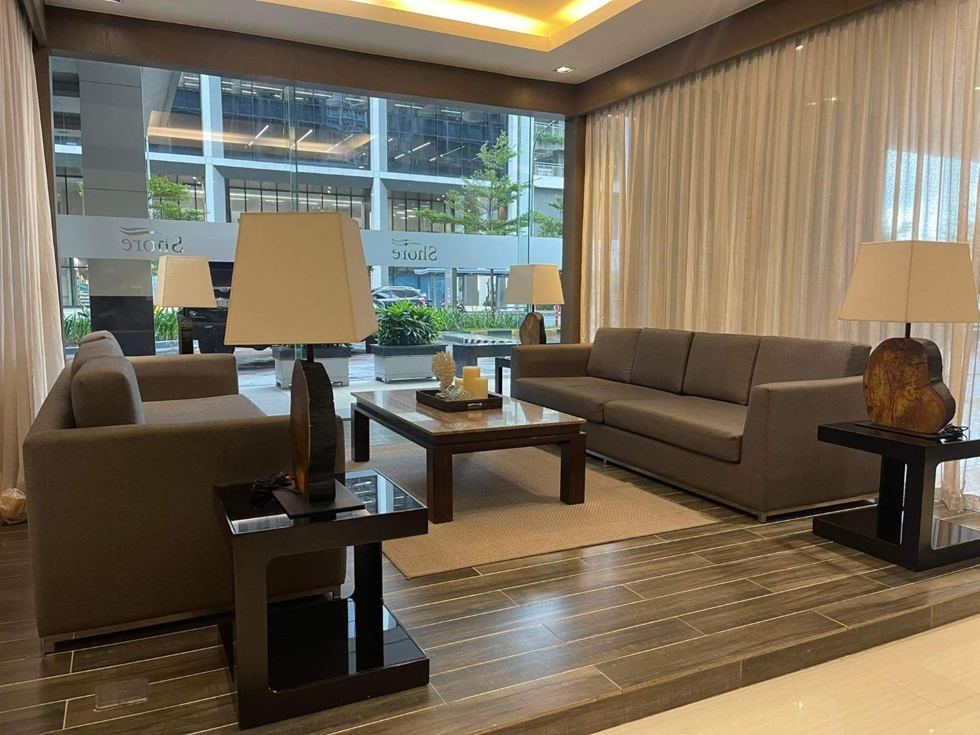 Shore 1 & 3 Residences Moa 1Br With Balcony By Darpm Manila Dış mekan fotoğraf