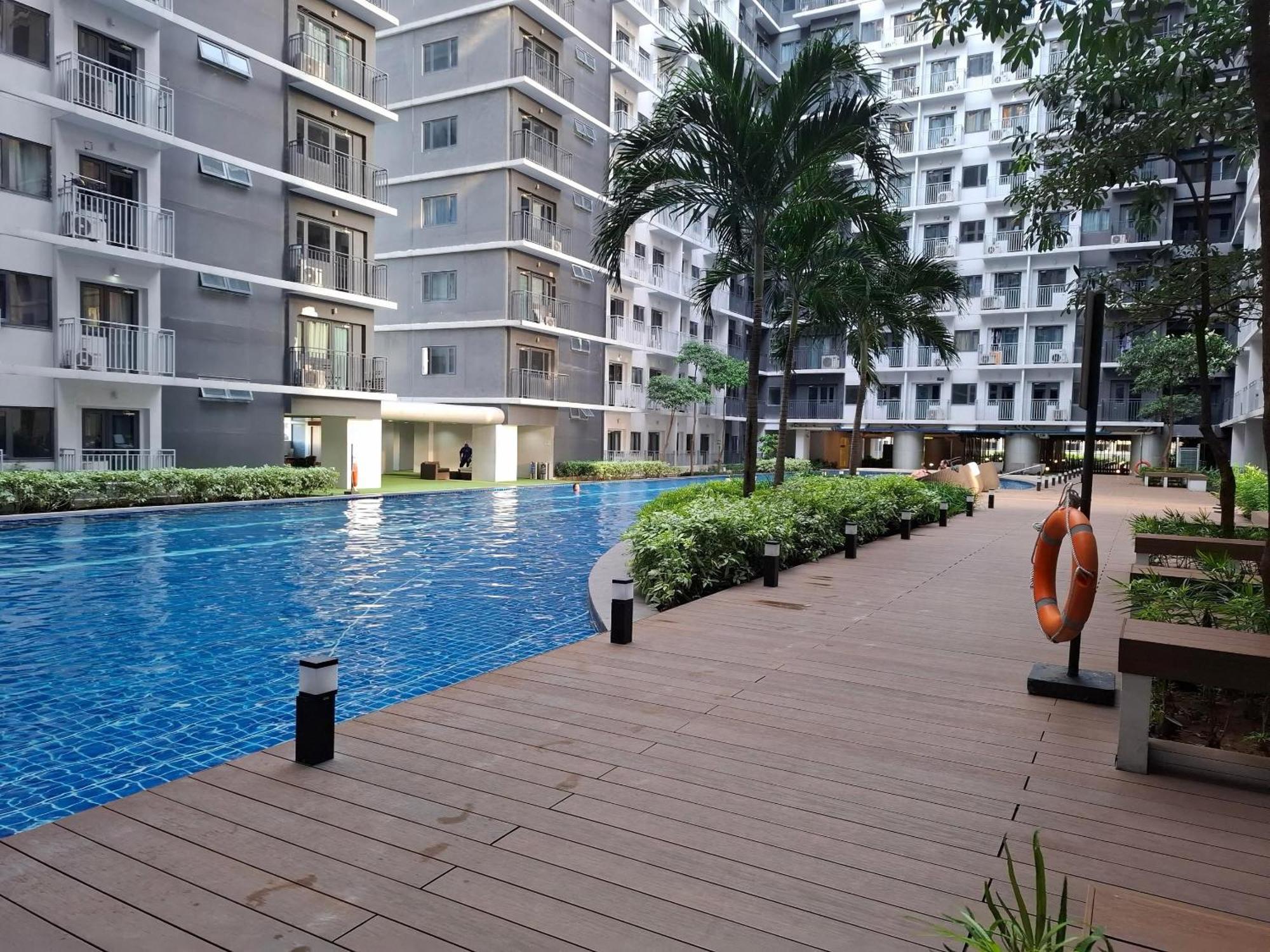 Shore 1 & 3 Residences Moa 1Br With Balcony By Darpm Manila Dış mekan fotoğraf